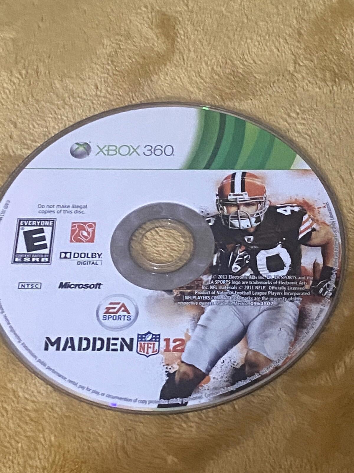 Madden NFL 12 (Microsoft Xbox 360, 2011) Tested