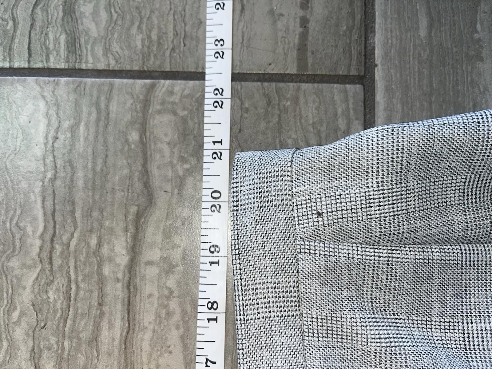 T.Milano Gray Plaid 3/4 Sleeve Ruffle Jacket Skirt Set 22W