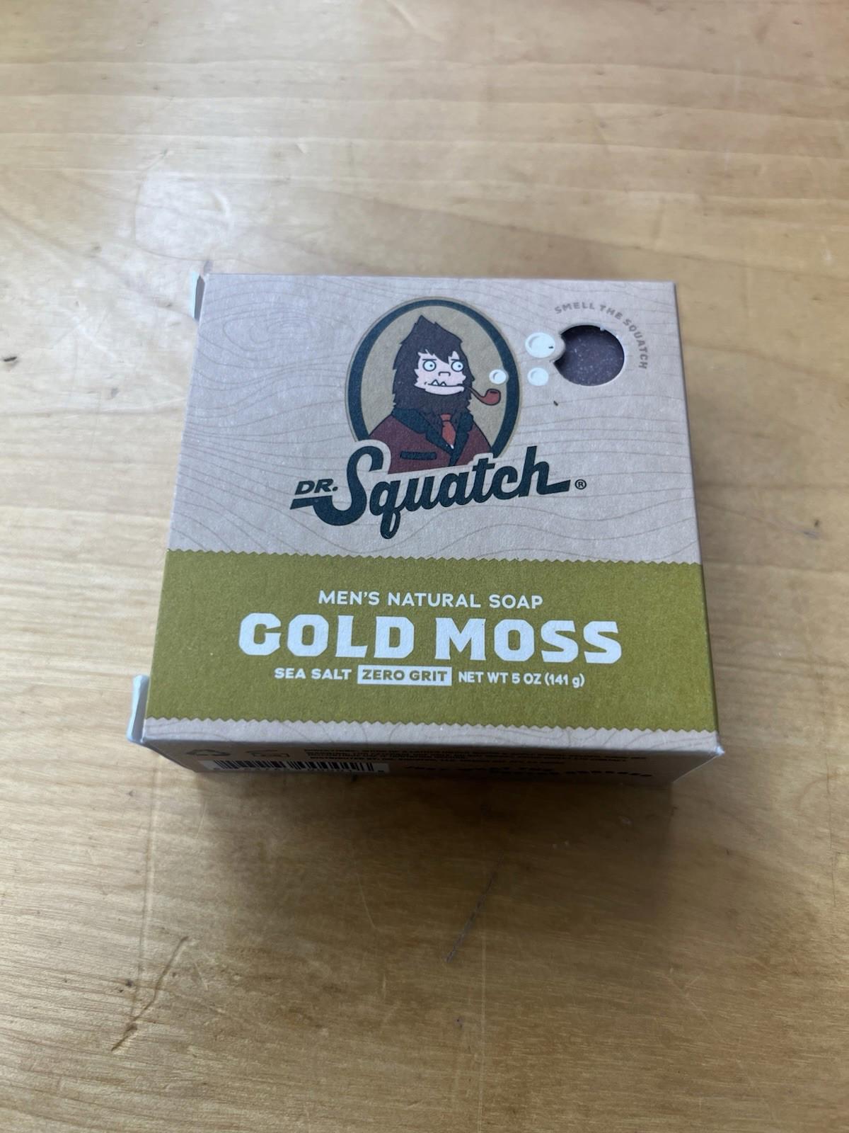Dr. Squatch Gold Moss Bar Soap