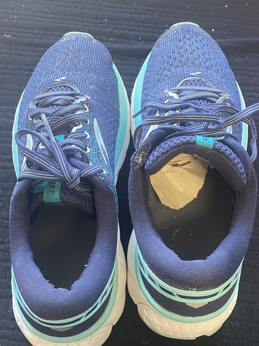 Brooks Ghost 11 Womens Size 10B Shoe Running Blue No Insoles