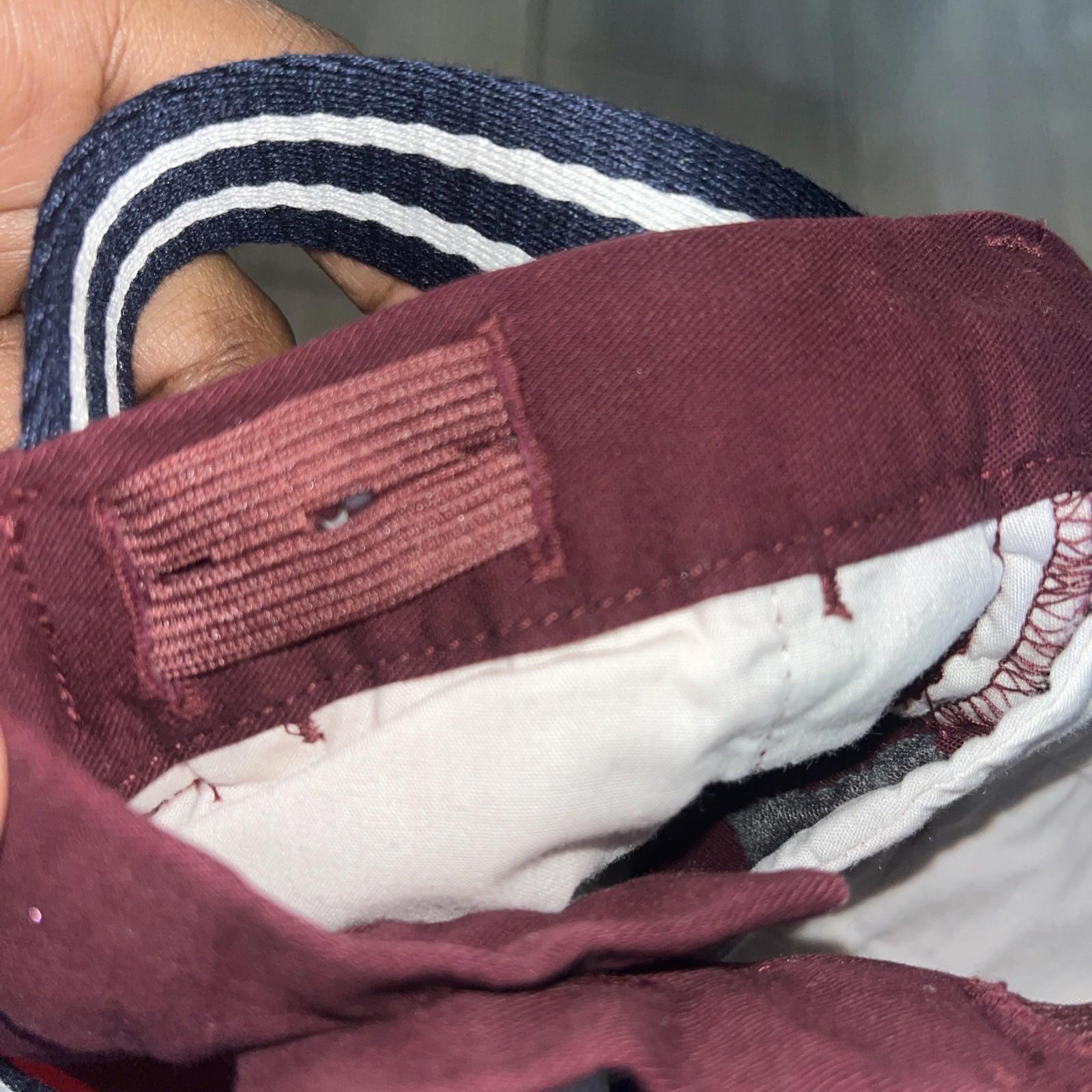 Polo Ralph Lauren Boys 5 Burgundy Chino Belt Adjustab Waist