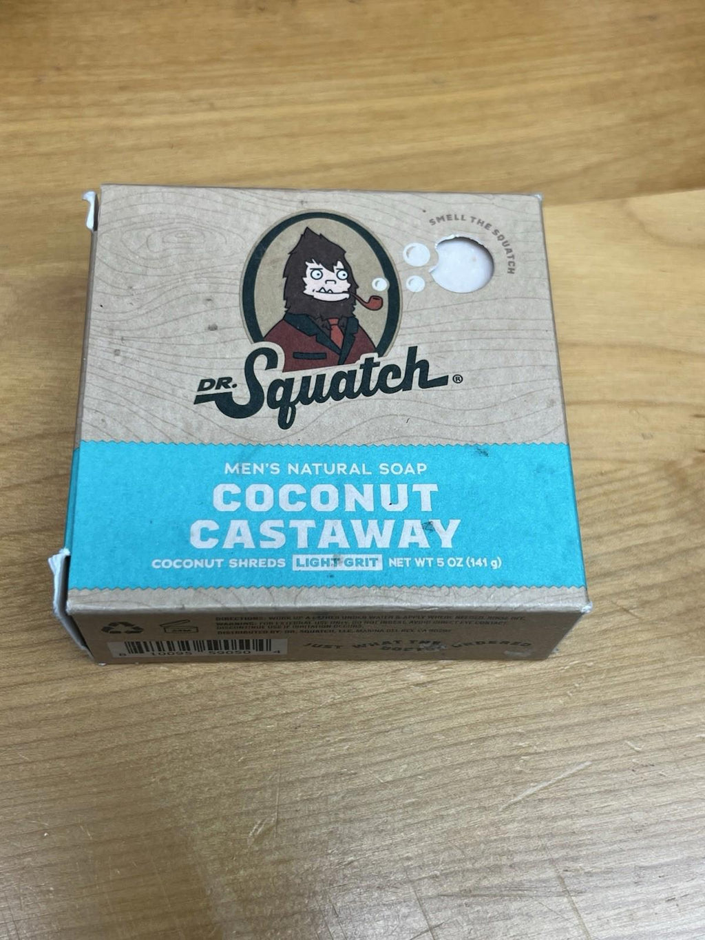 Dr. Squatch Coconut Castaway Men’s Soap 5 oz Brand NEW Seale