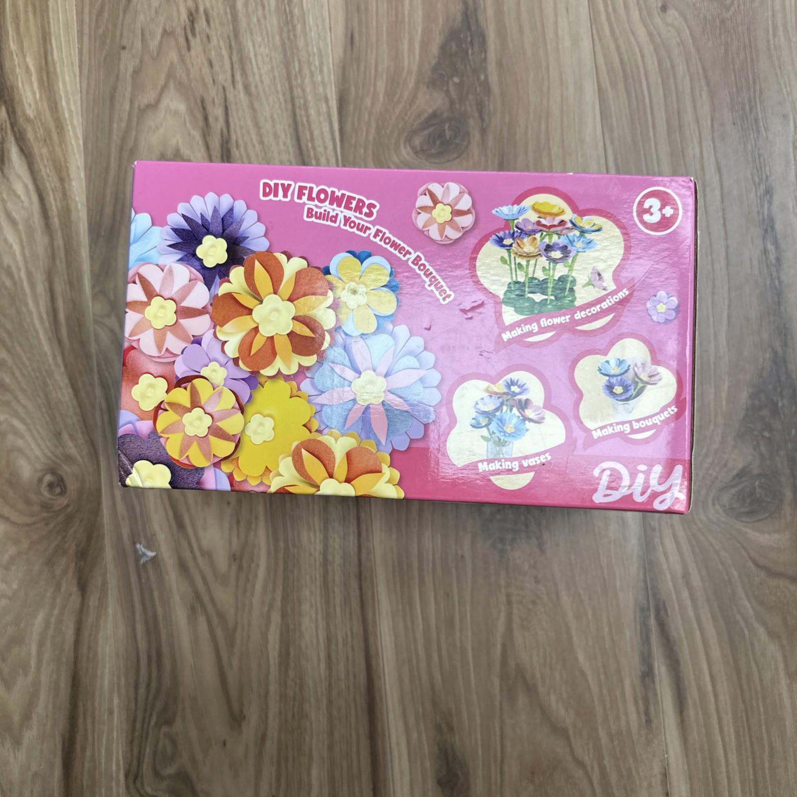 DIY Crafting Fun For Little Hands Build You Flower Bouquet,