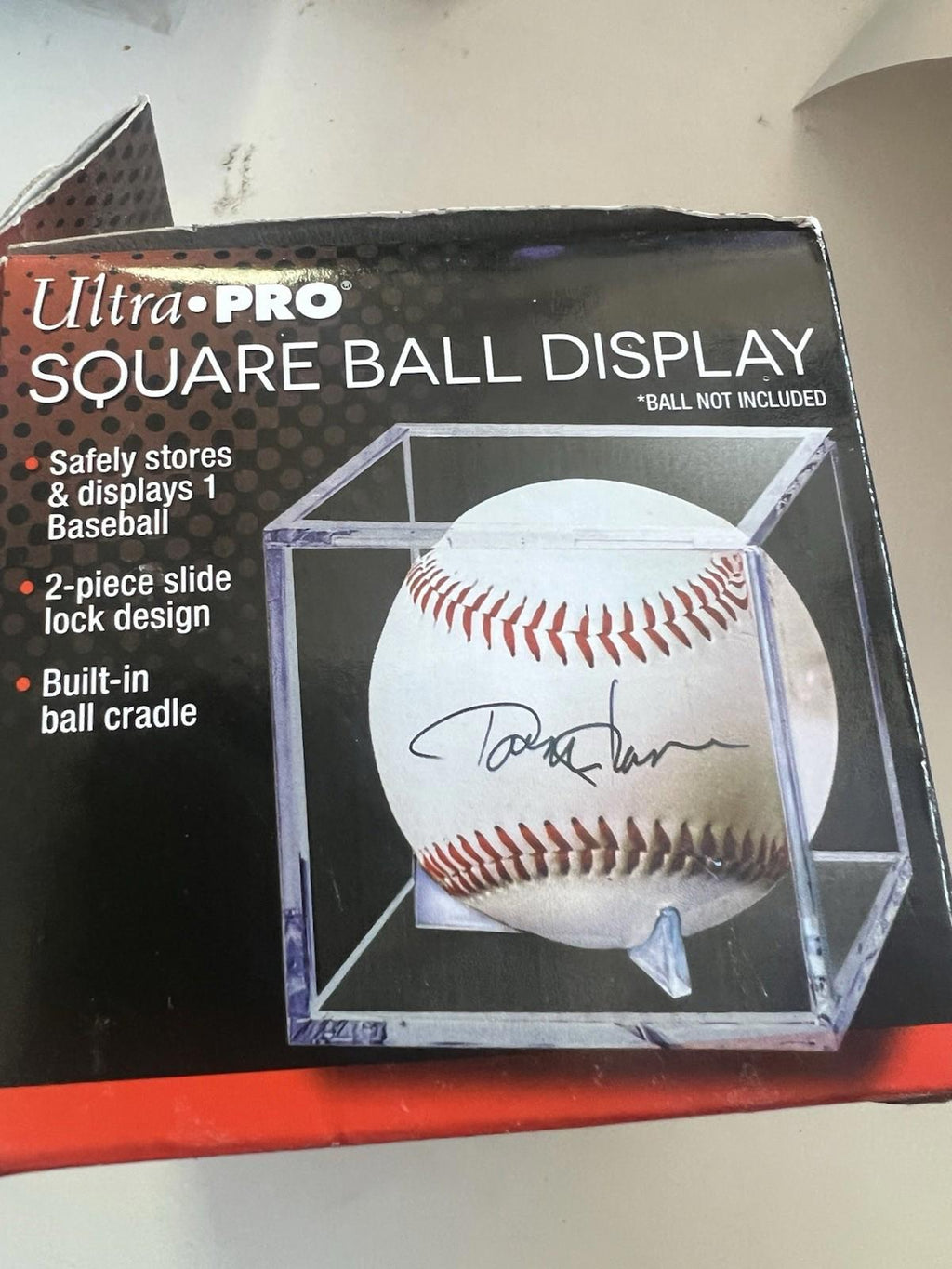 Ultra Pro Square Baseball Cube Display Case Built In Cradle
