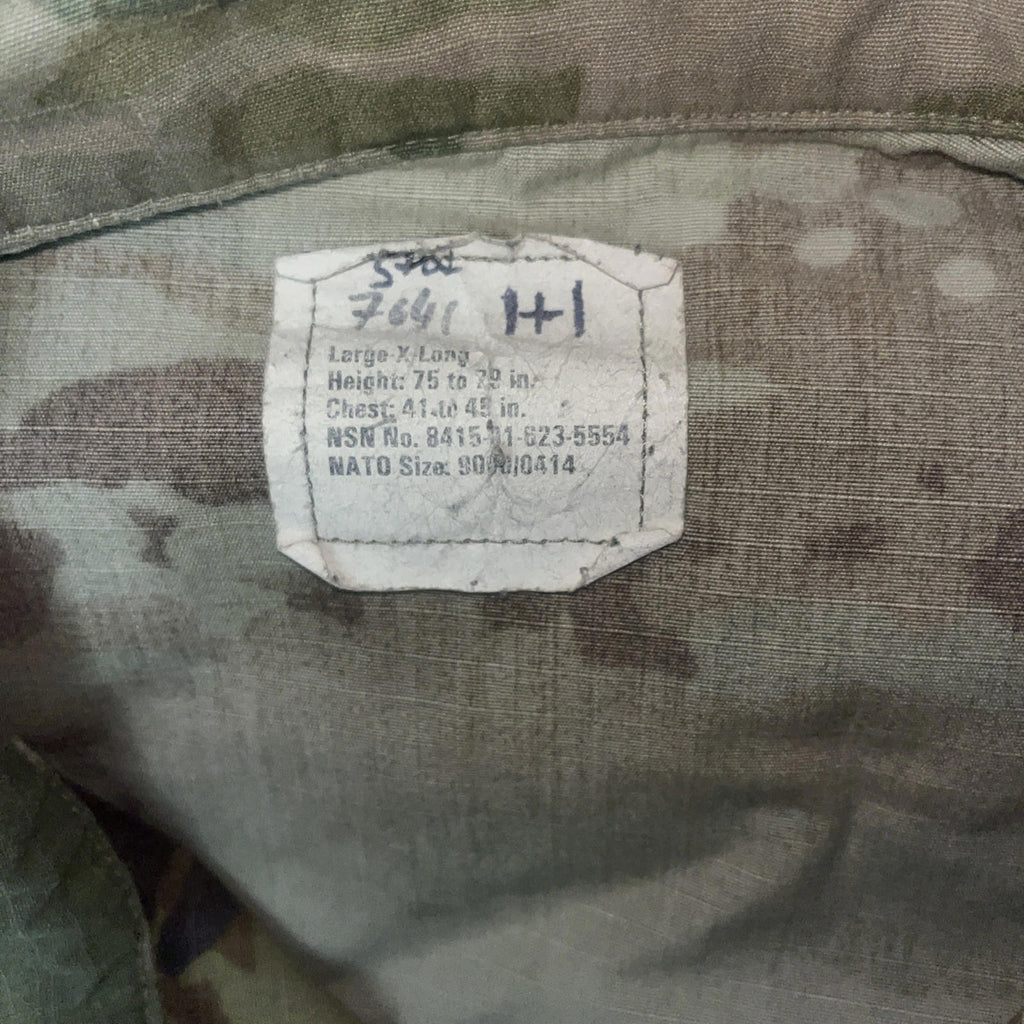 US Army Jacket Large X Long Green Camo Combat Airsoft Gear