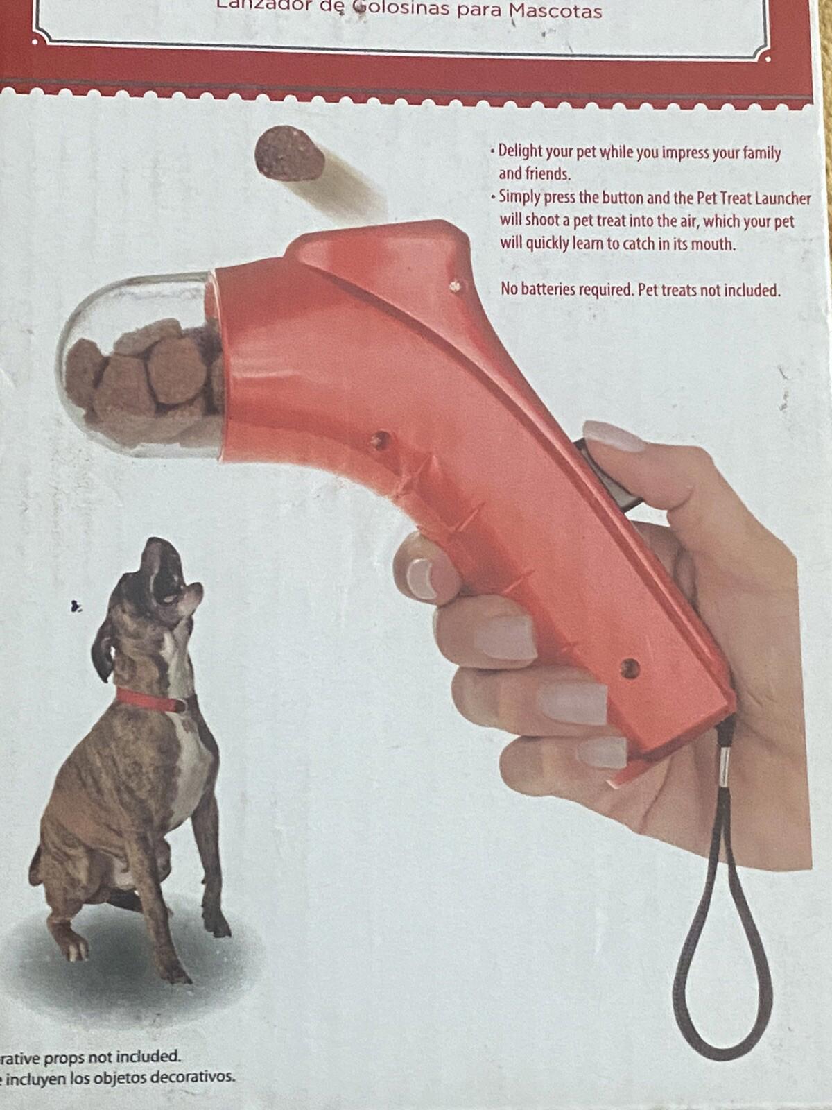 Dog Treat Launcher Great Pet Fun Does Not Require Batteries