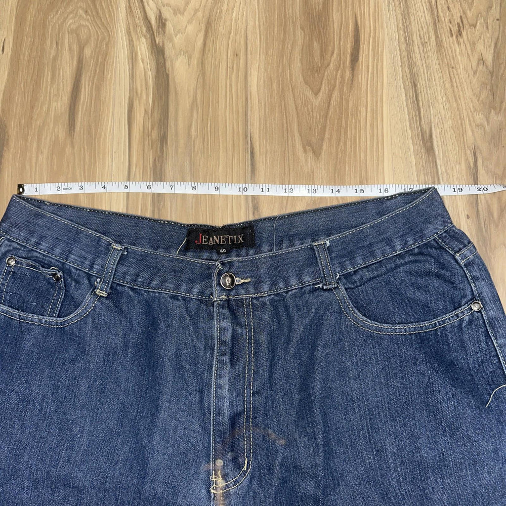Jeanetix Blue Denim Hip Hop Bermuda Shorts Size 40