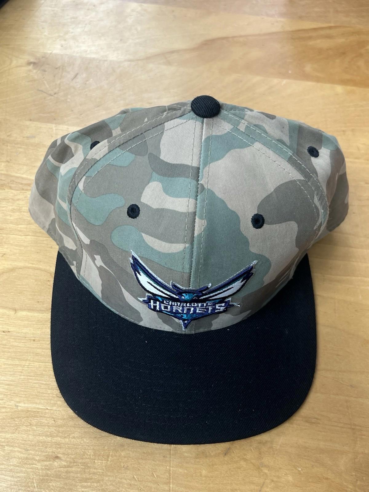 Charlotte Hornets Mitchell And Ness Camo Hat