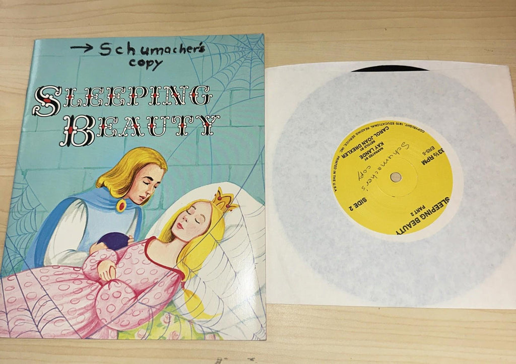 Sleeping Beauty Educational Reading Service Book & 45 RPM