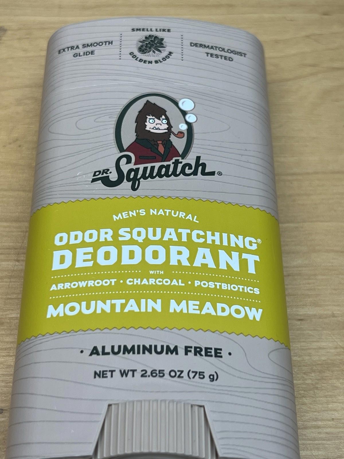 Dr Squatch Mountain Meadow Aluminum Free Natural Deodorant