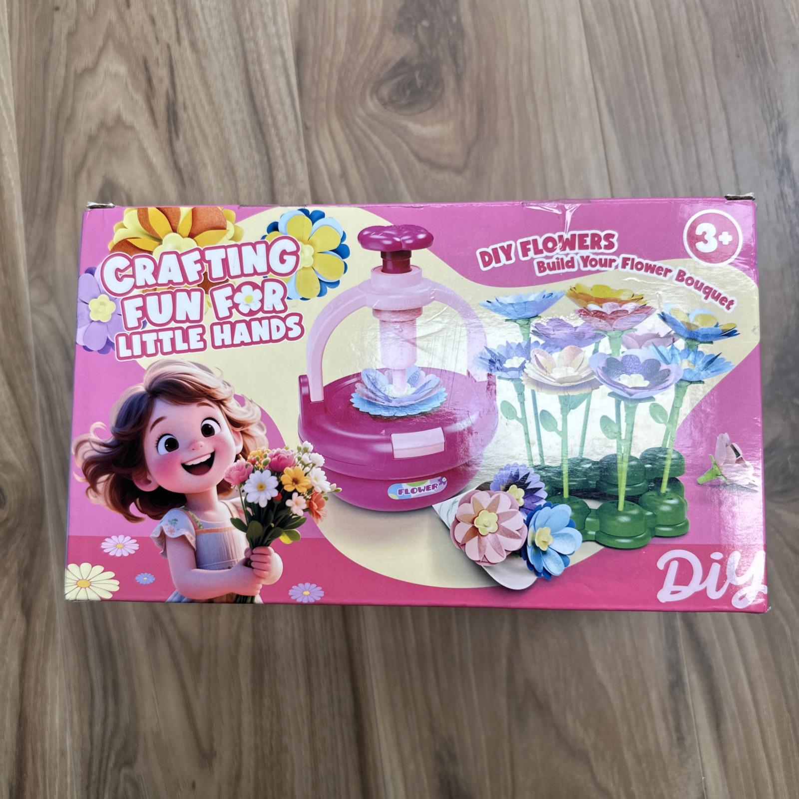 DIY Crafting Fun For Little Hands Build You Flower Bouquet,