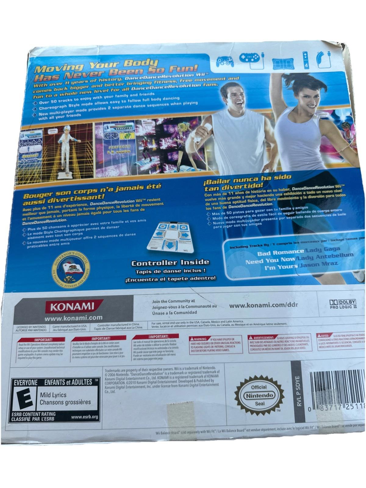 Wii Dance Revolution DDR Wii Dance Pad Mat