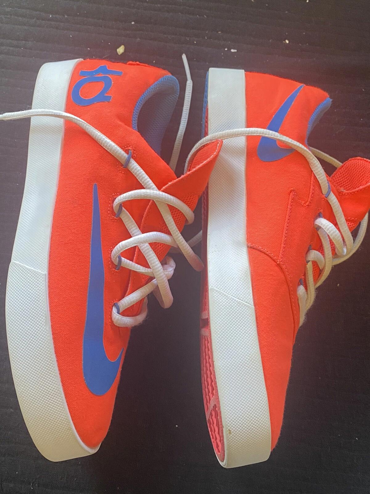 Nike Kevin Durant Vulc GS Kids Youth Size 5 .5Y Orange