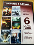 6-Movie Pack: Fantasy  Action - DVD - GOOD