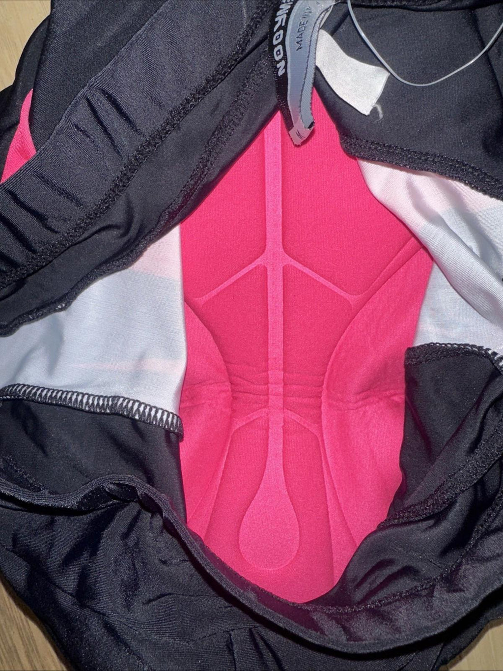 Nooyme Cycling Shorts Womens M Black Pink Blend Padded