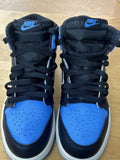 Jordan Air Jordan 1 Mid Shoes Boys  3Y Blue Black Basketball