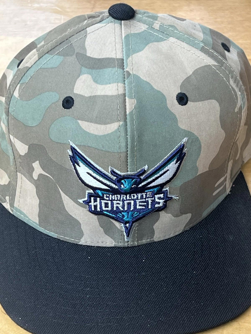 Charlotte Hornets Mitchell And Ness Camo Hat