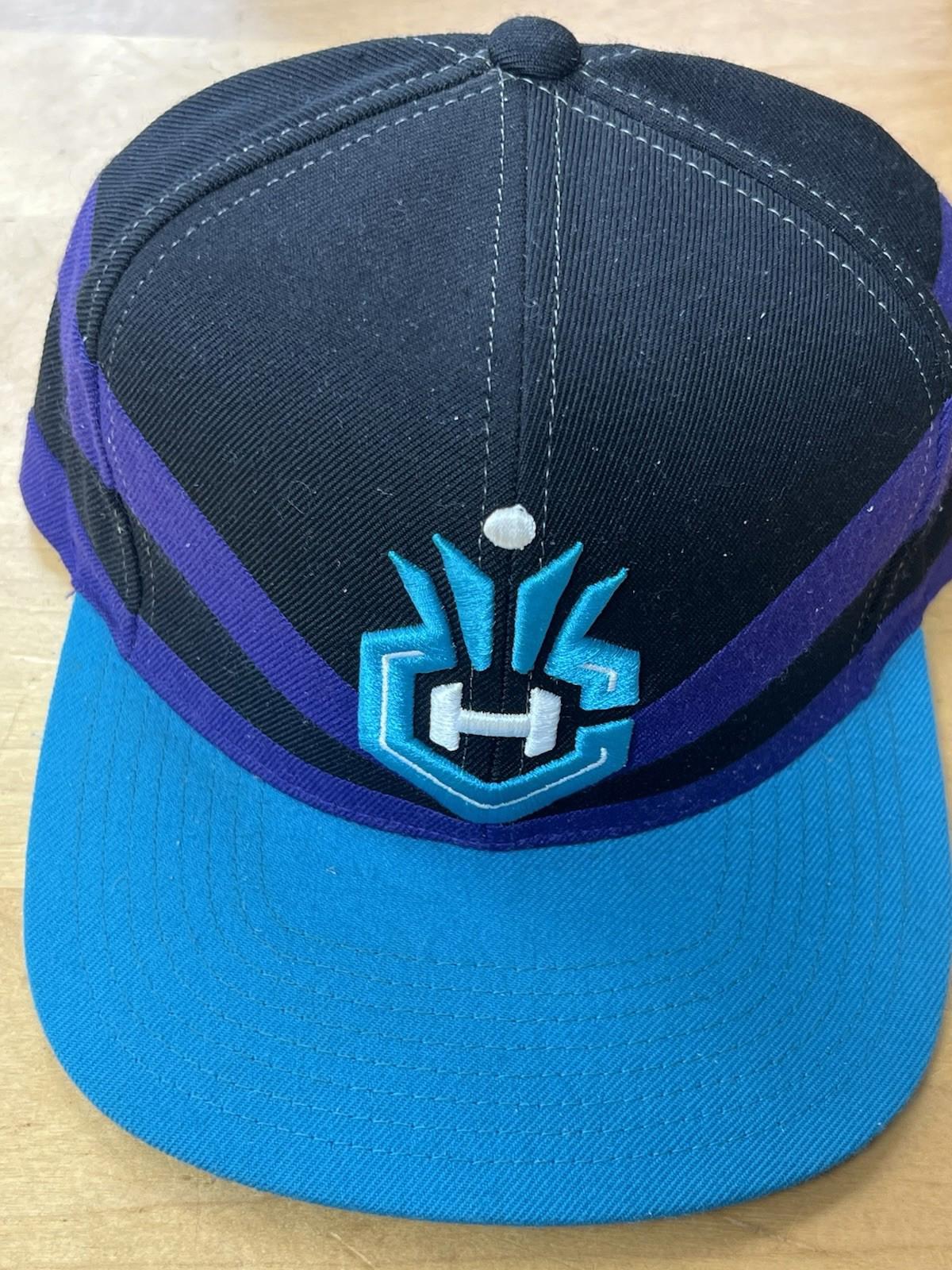 Charlotte Hornets Mitchell & Ness Teal Black Trim Snapback  Hat 2014