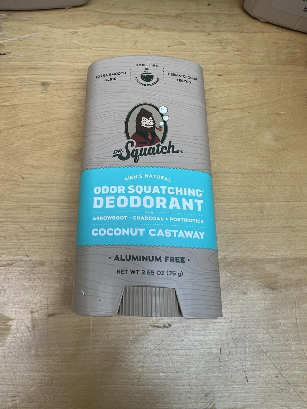 DR. Squatch Coconut Castaway Men's Aluminum Free Deodorant