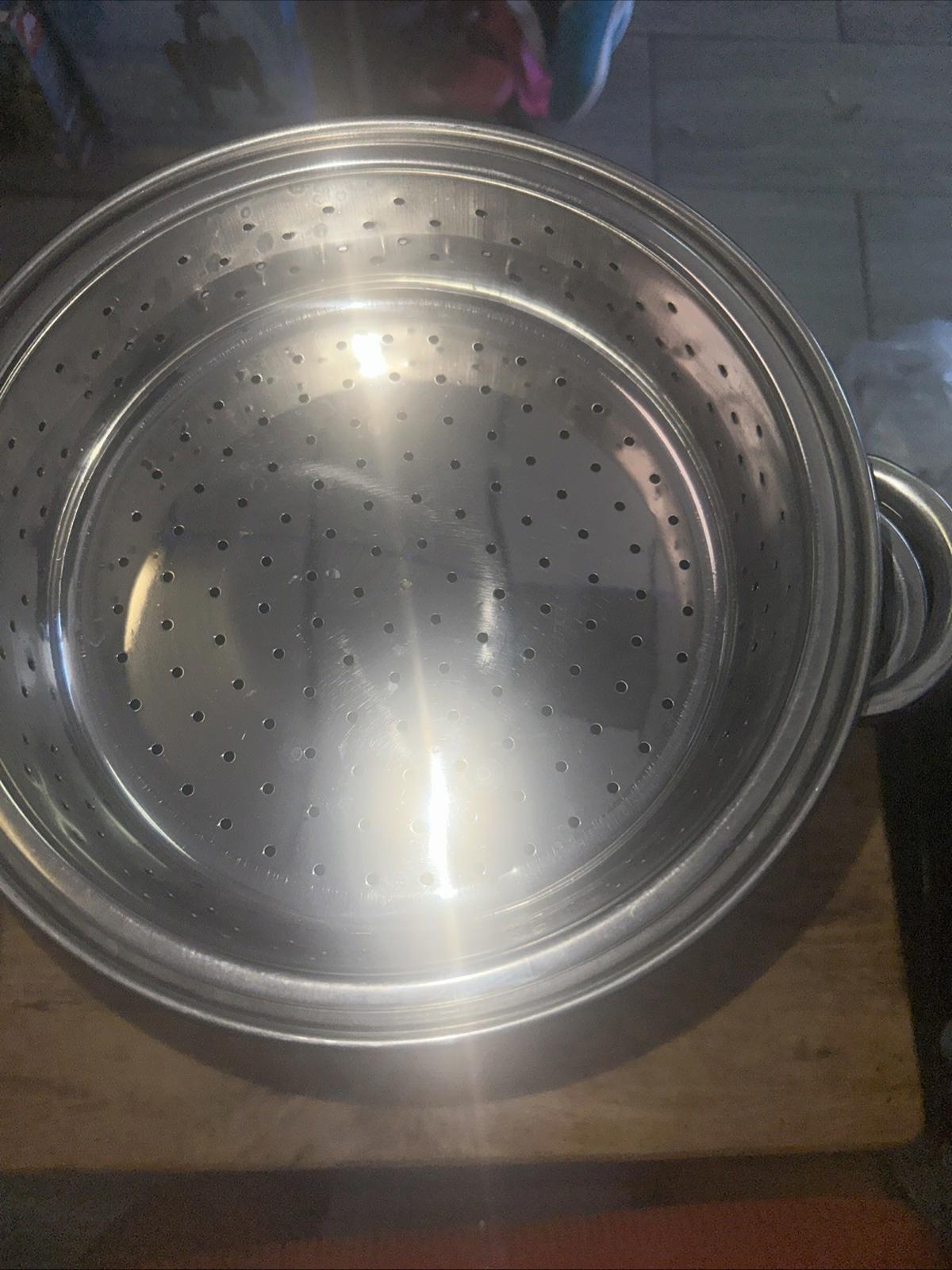 Stainless Steel Multi-Pot lid, Perforated Insert Steamer