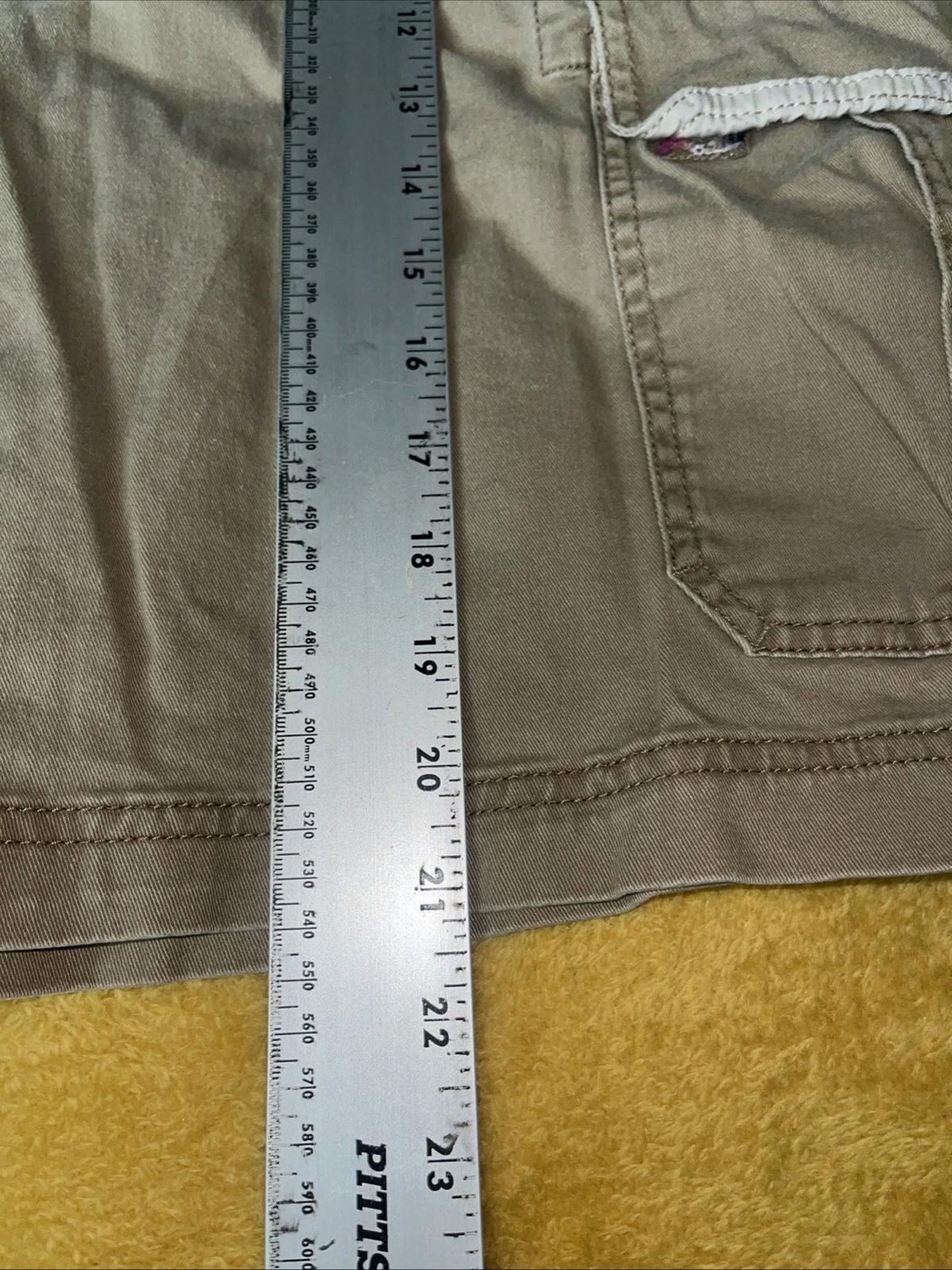 Sun River Clothing Co Brown Khaki Cargo Shorts Size 42
