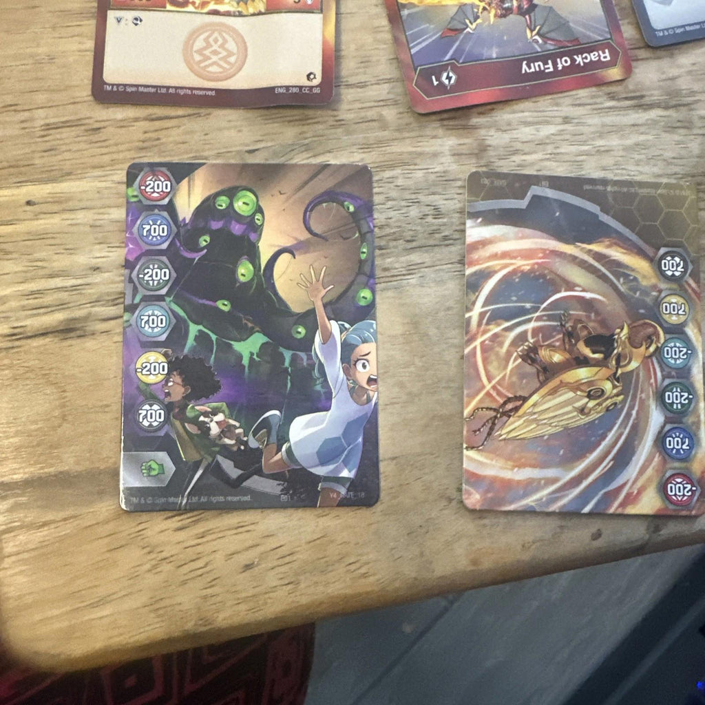 Bakugan Battle Brawlers And Cards 17 Used Magnetic Cards