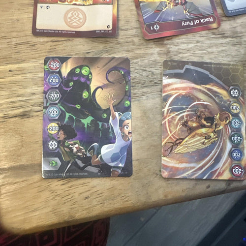 Bakugan Battle Brawlers And Cards 17 Used Magnetic Cards
