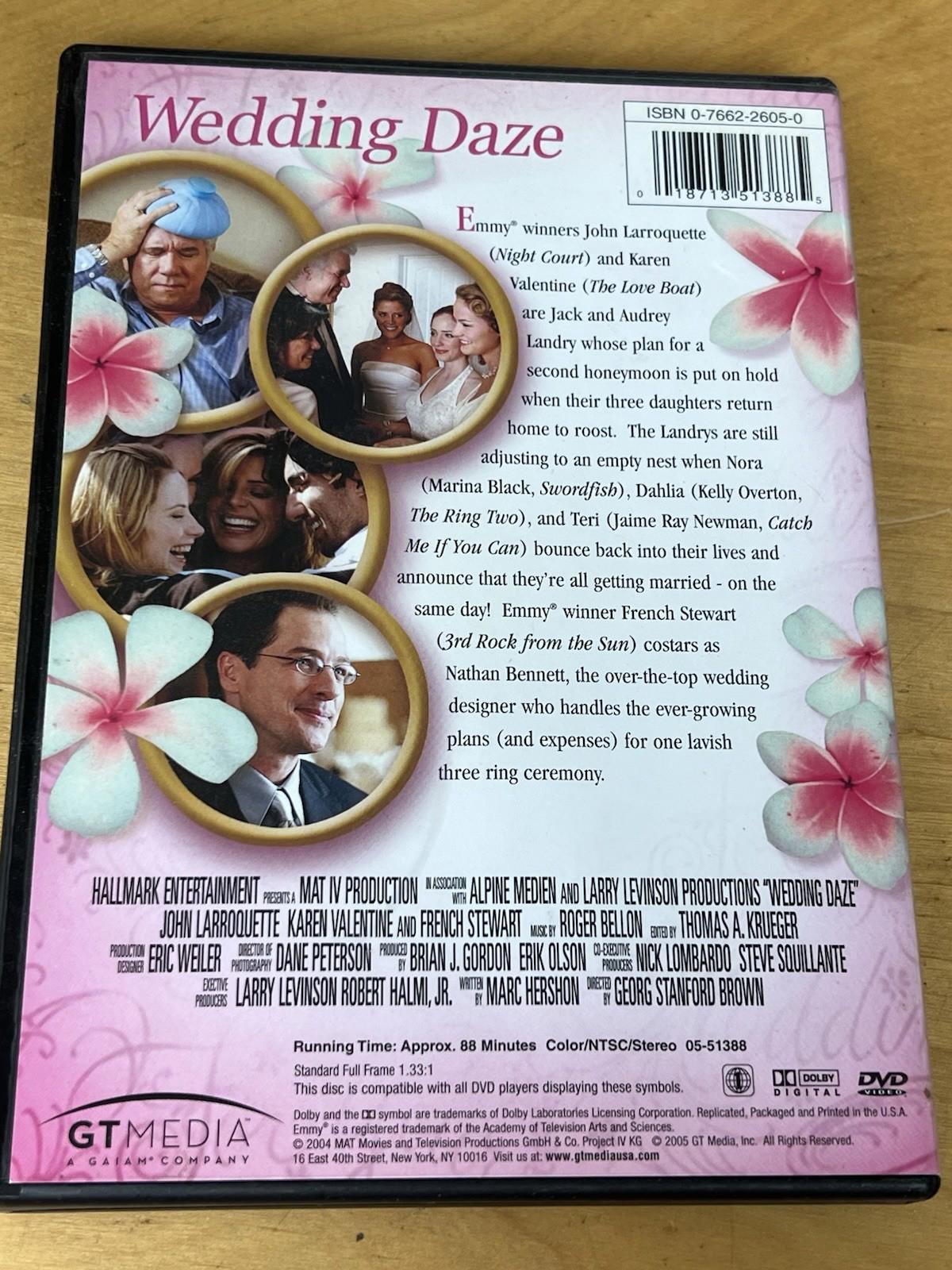 Wedding Daze (DVD, 2004)