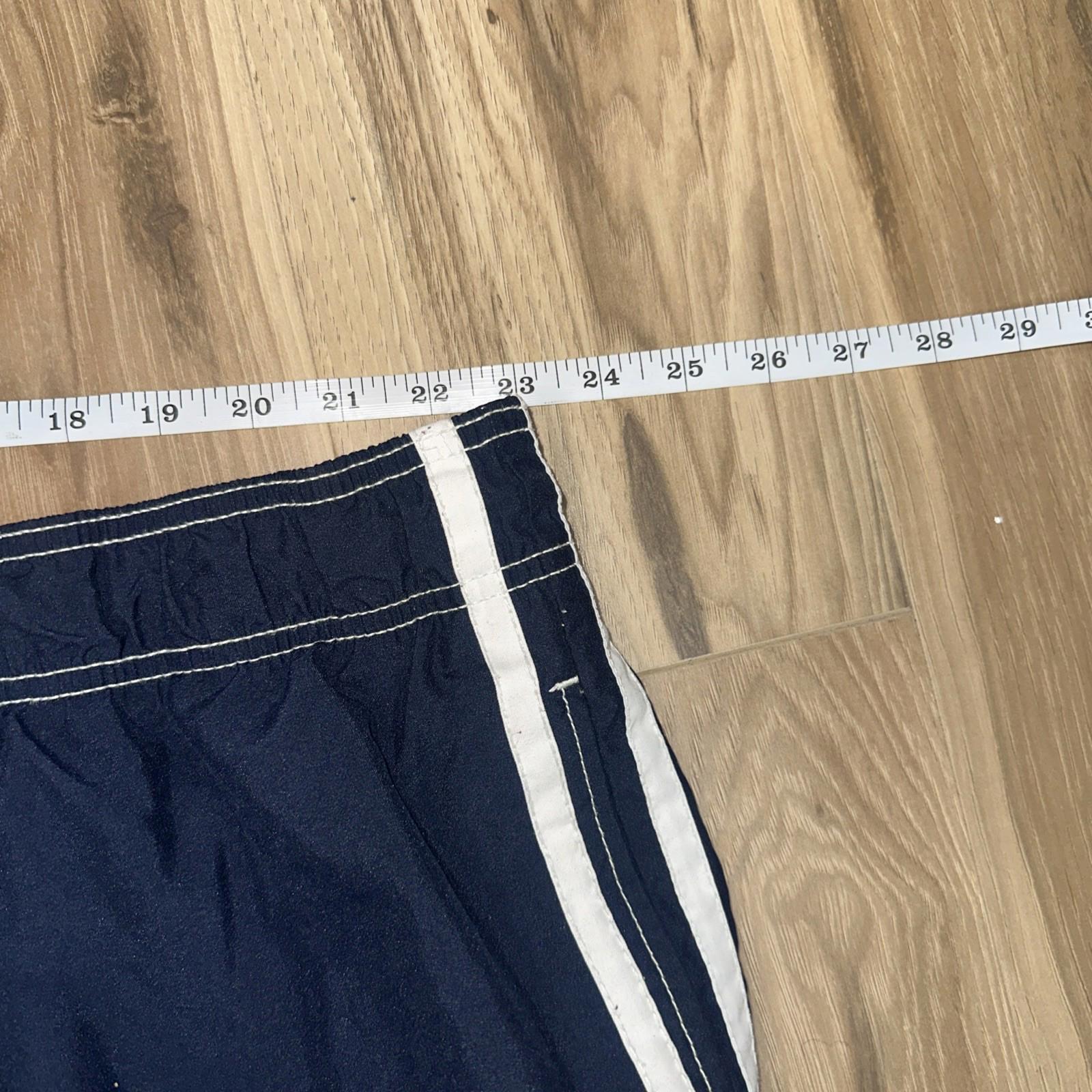 OP Navy Blue White Mesh Lined Swimming Trucks size 46