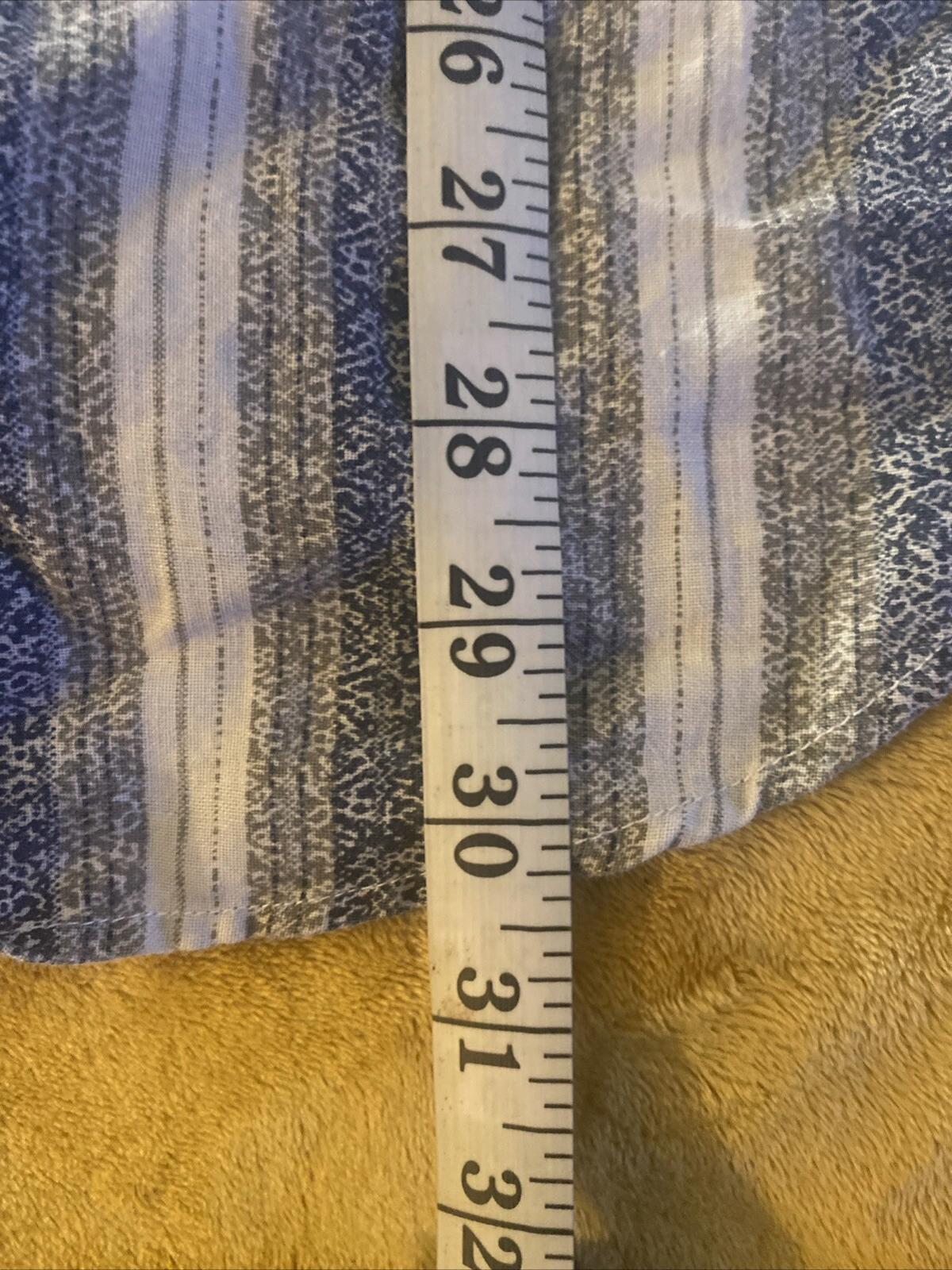 Vtg Bugle Boy XL Striped Button Down Long Sleeve Shirt
