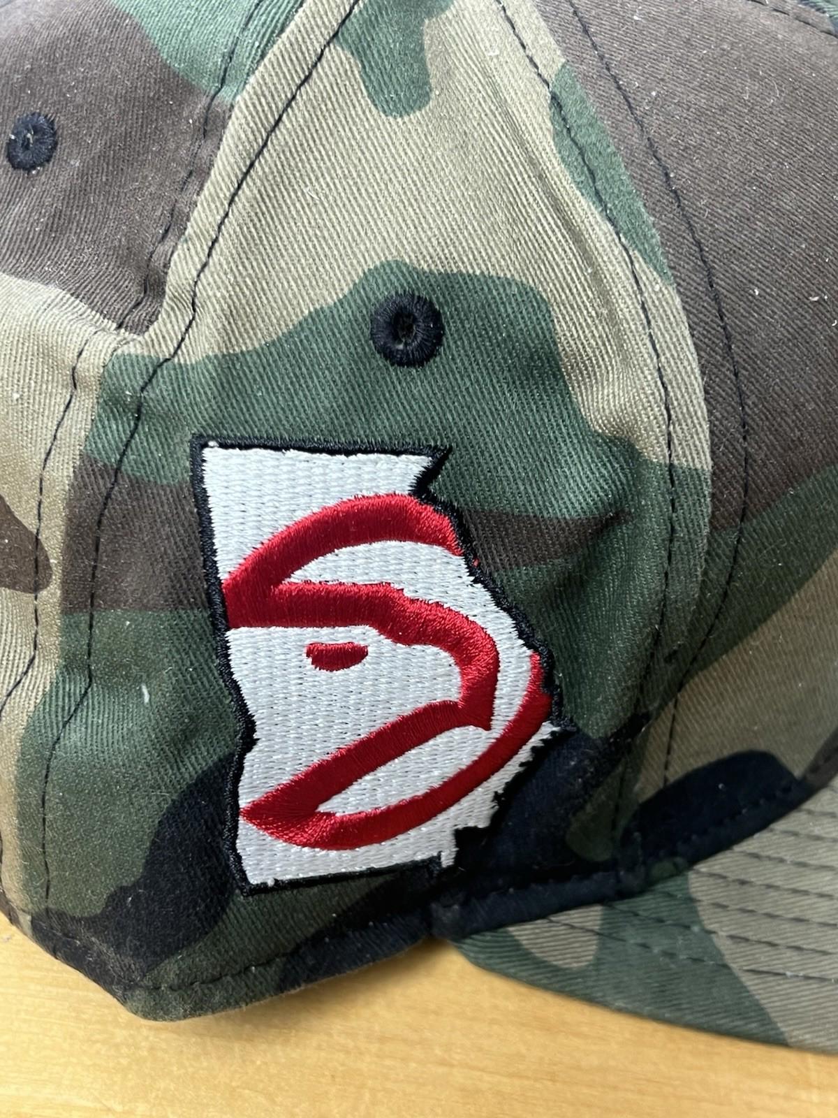 Atlanta Hawks  New Era Snapback 9 Fifty Hat Camo w/  GA NBA