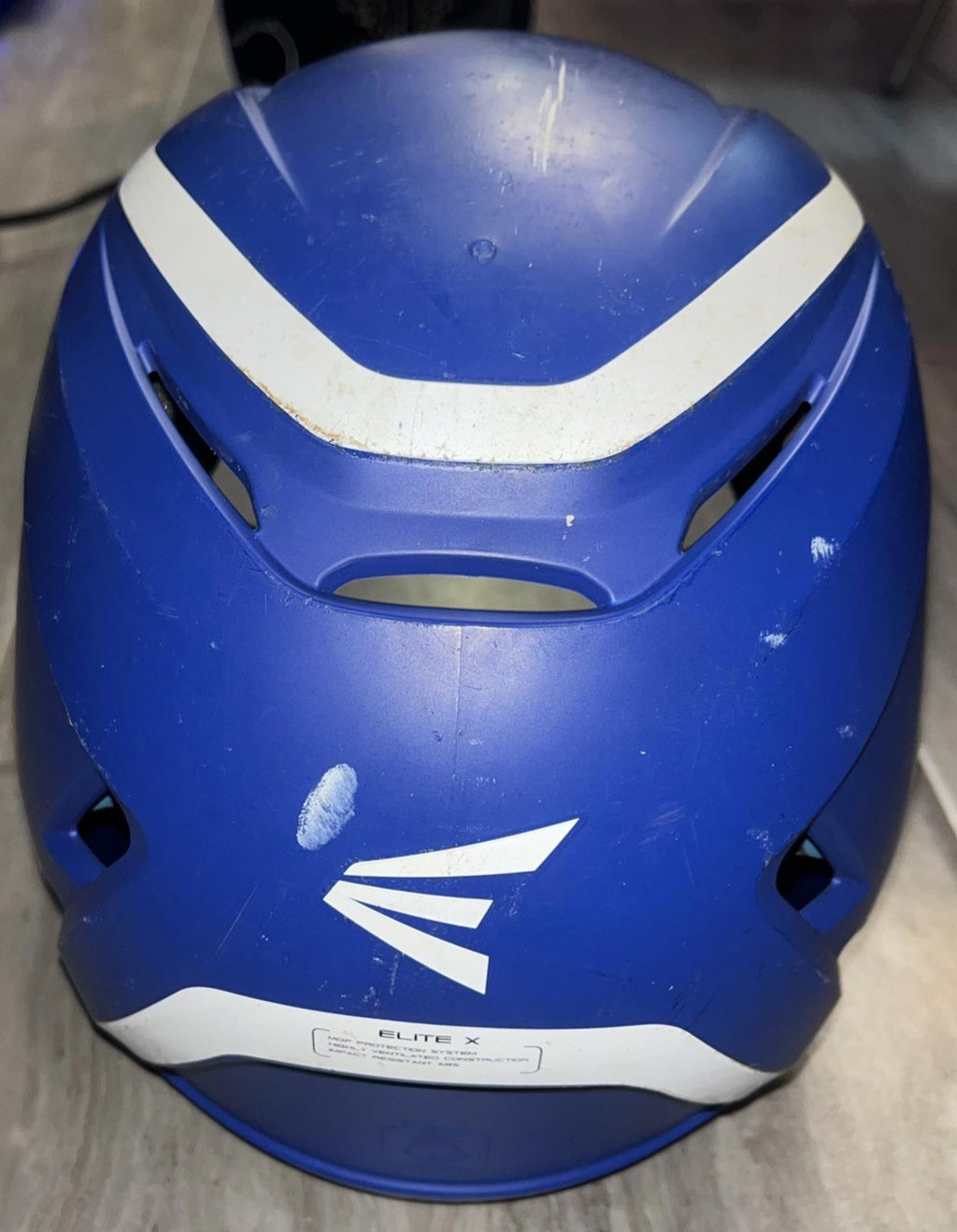 Easton Elite X Baseball Softball Helmet Blue S 7 1/8-7 1/2