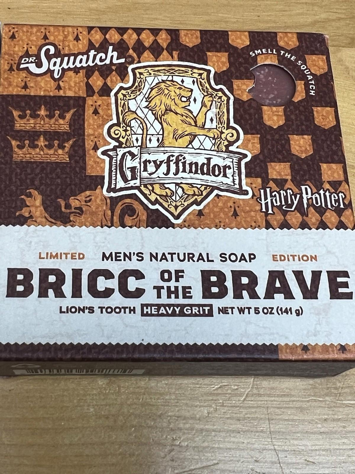 Dr Squatch Mens Natural Soap Harry Potter Bricc Of The Brave