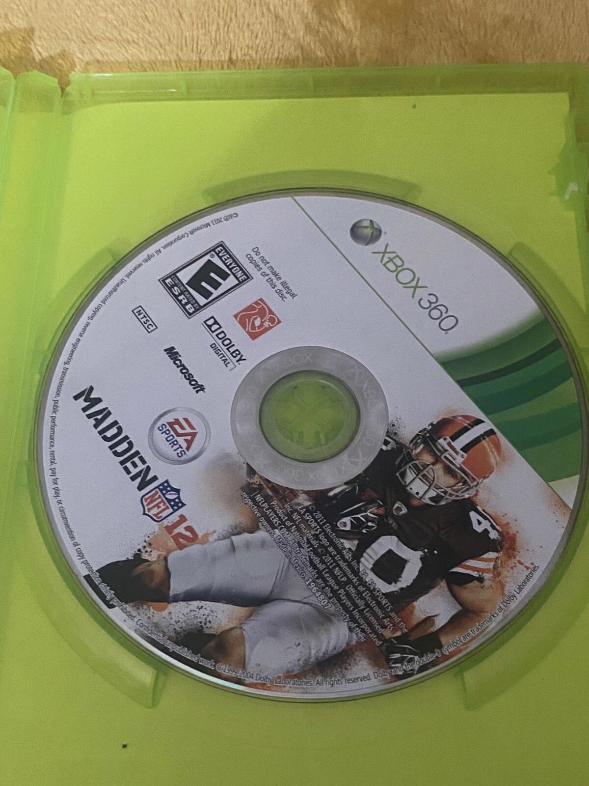 Madden NFL 12 (Microsoft Xbox 360, 2011) Tested