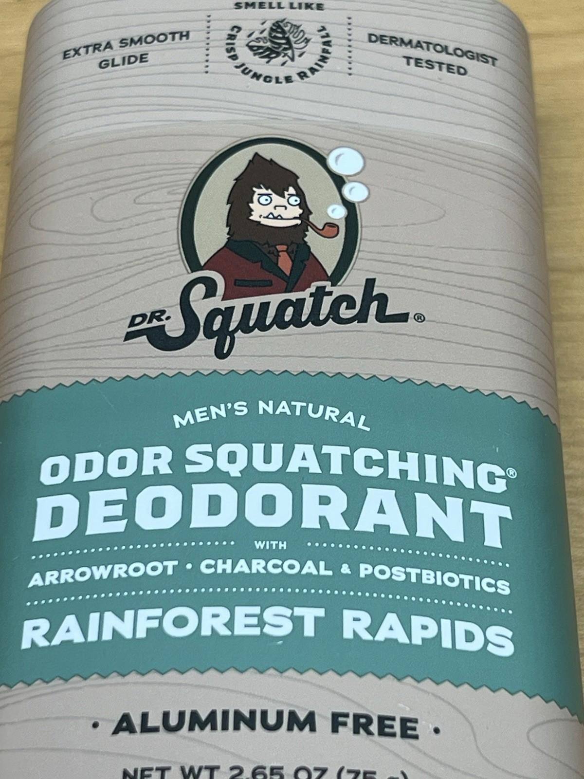 DR. SQUATCH Men's Natural Deodorant - Rainforest Rapids