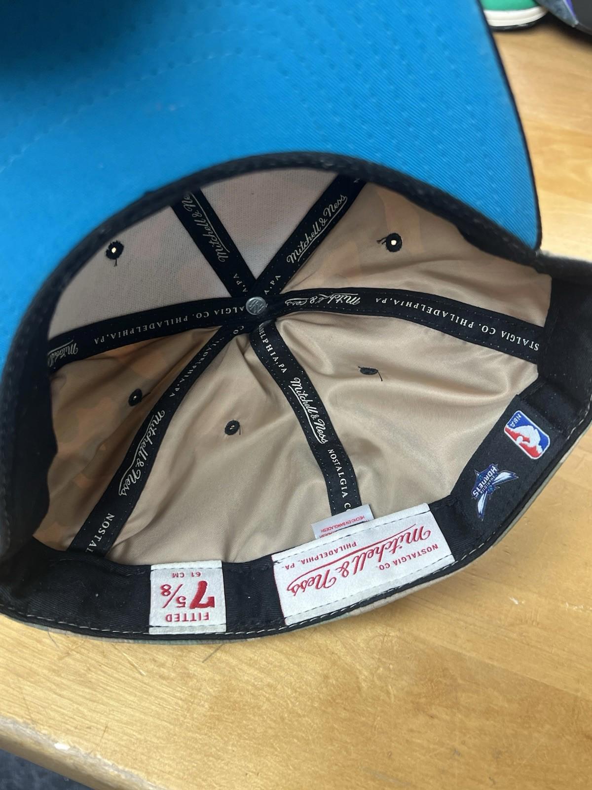Charlotte Hornets Mitchell And Ness Camo Hat