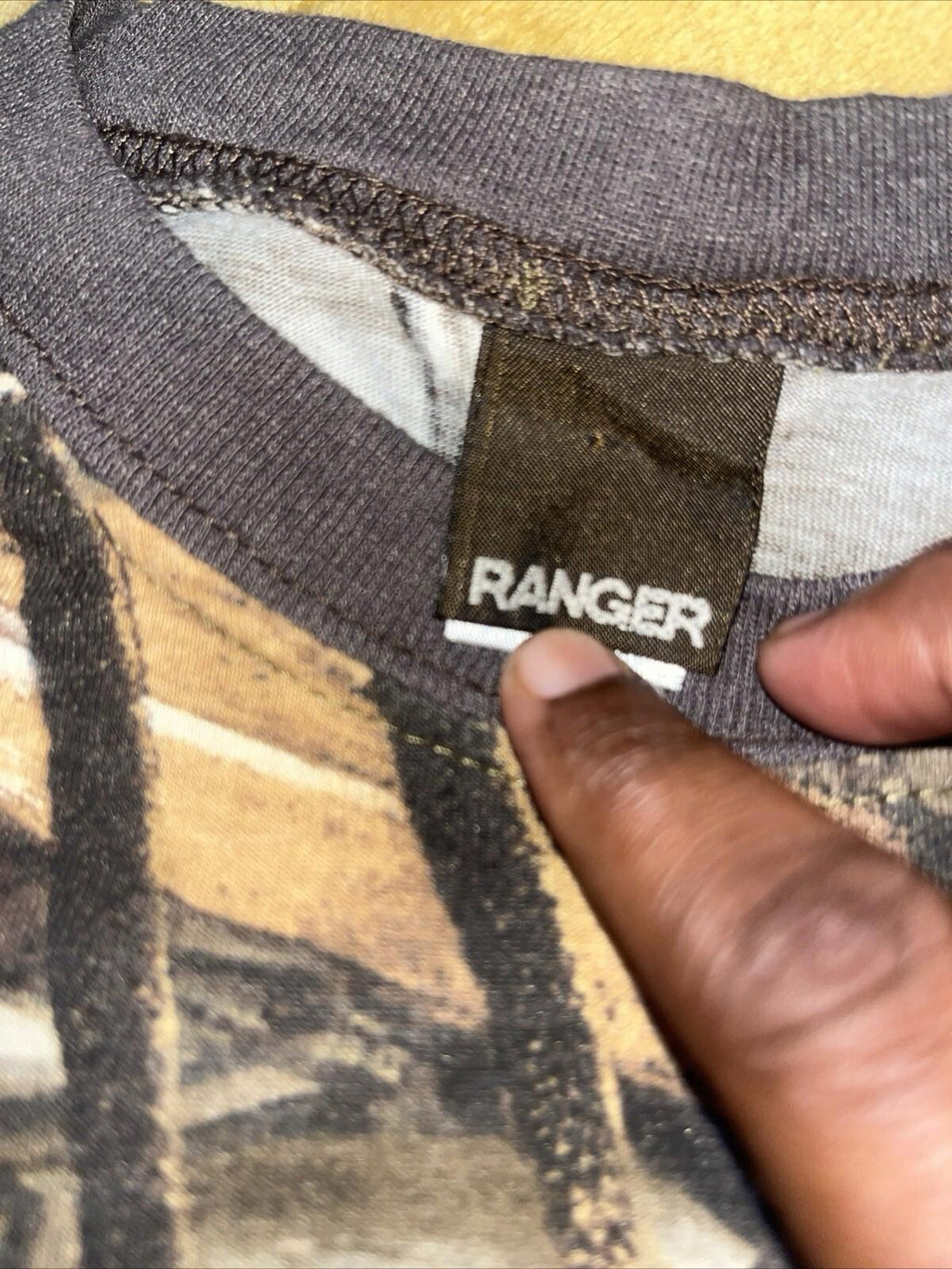 Ranger Shirt Mens XLarge Realtree Camo Long Sleeve Crewneck