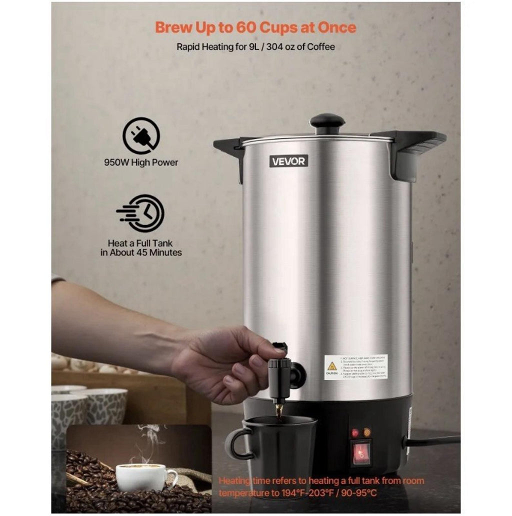Vevor Electric Coffee Urn Wnskft10 Commercial Coffee Maker