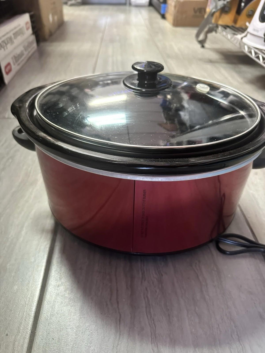 Hamilton Beach Slow Cooker Lid Latch 5Qt Model 33155 red