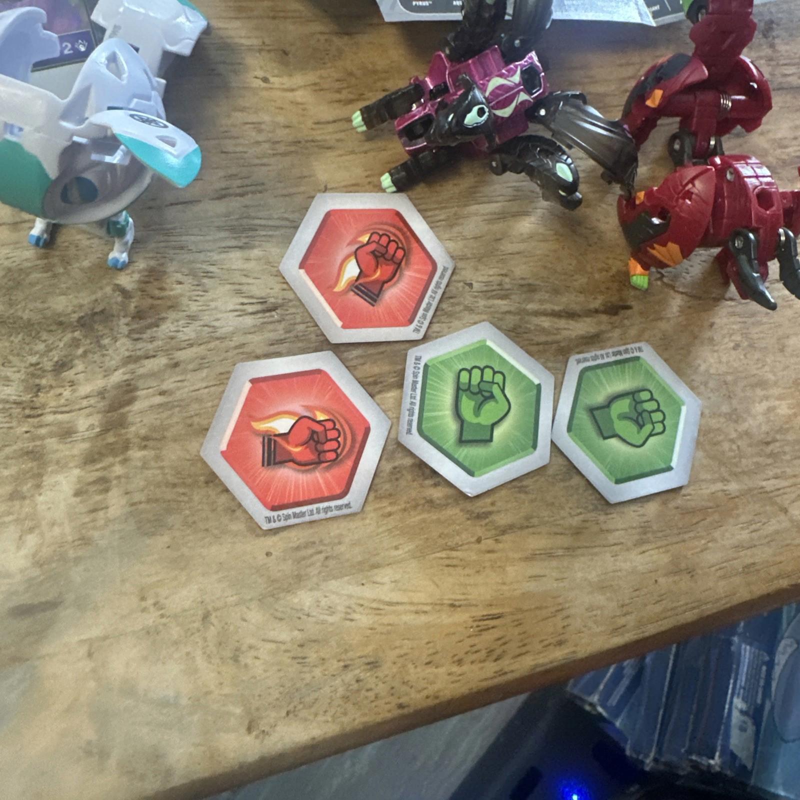 Bakugan Battle Brawlers And Cards 17 Used Magnetic Cards