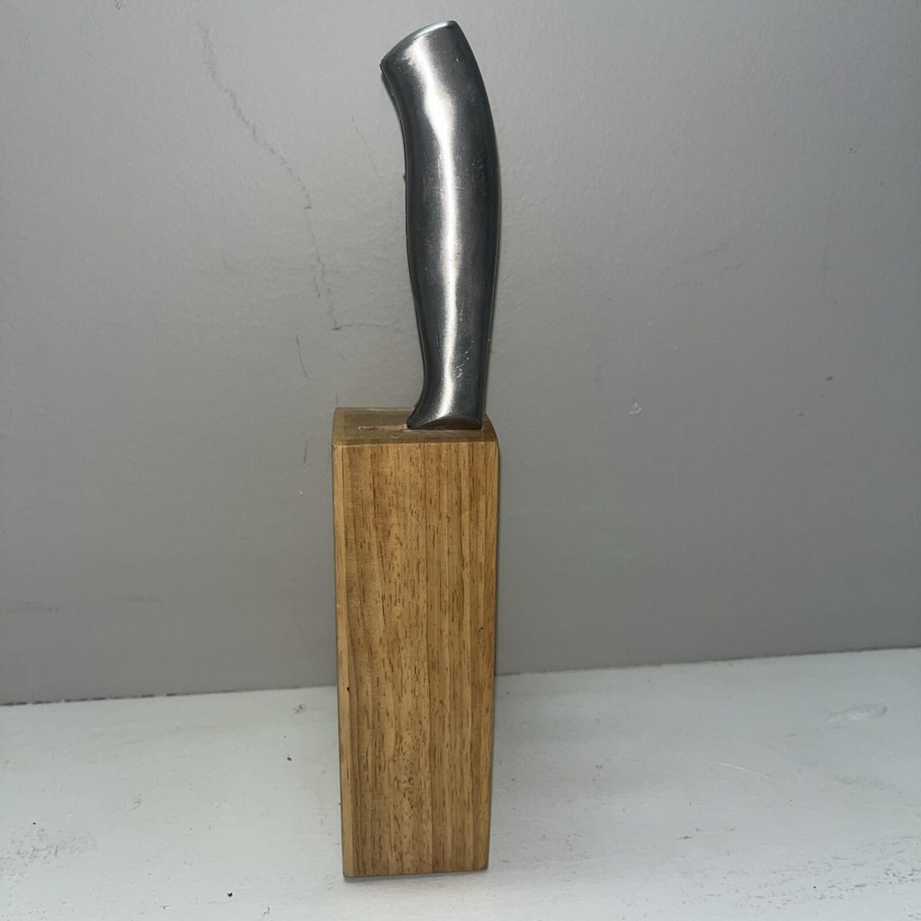 Salt 4 Piece Knife Set With Wooden Holder