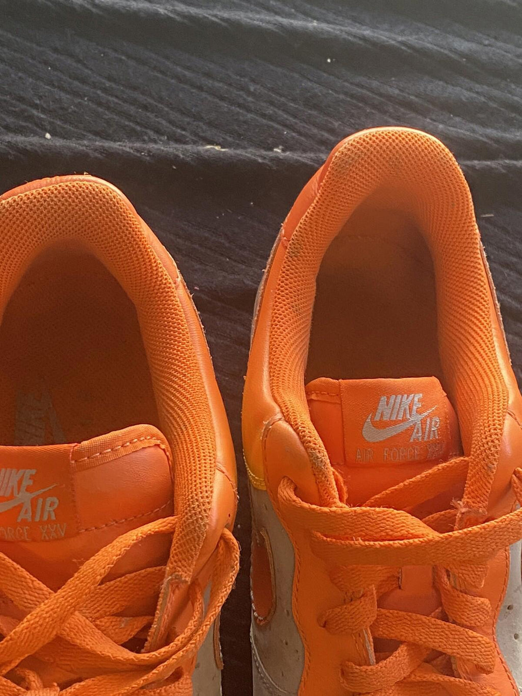 Nike Air Force AF-1 '82 Size 12  Orange Gray Yellow 2007 Low