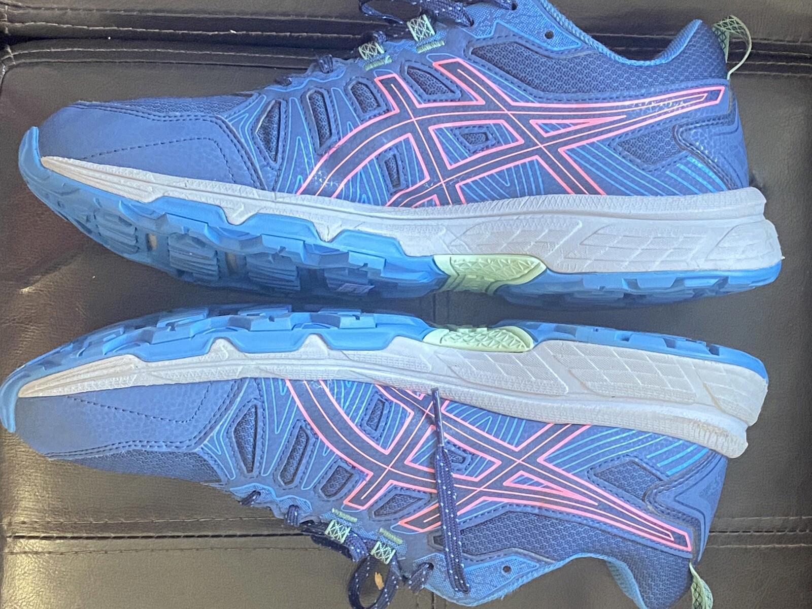 Asics Womens 12  Gel Venture 7 Sneakers 1012A476 Shoes Purpl
