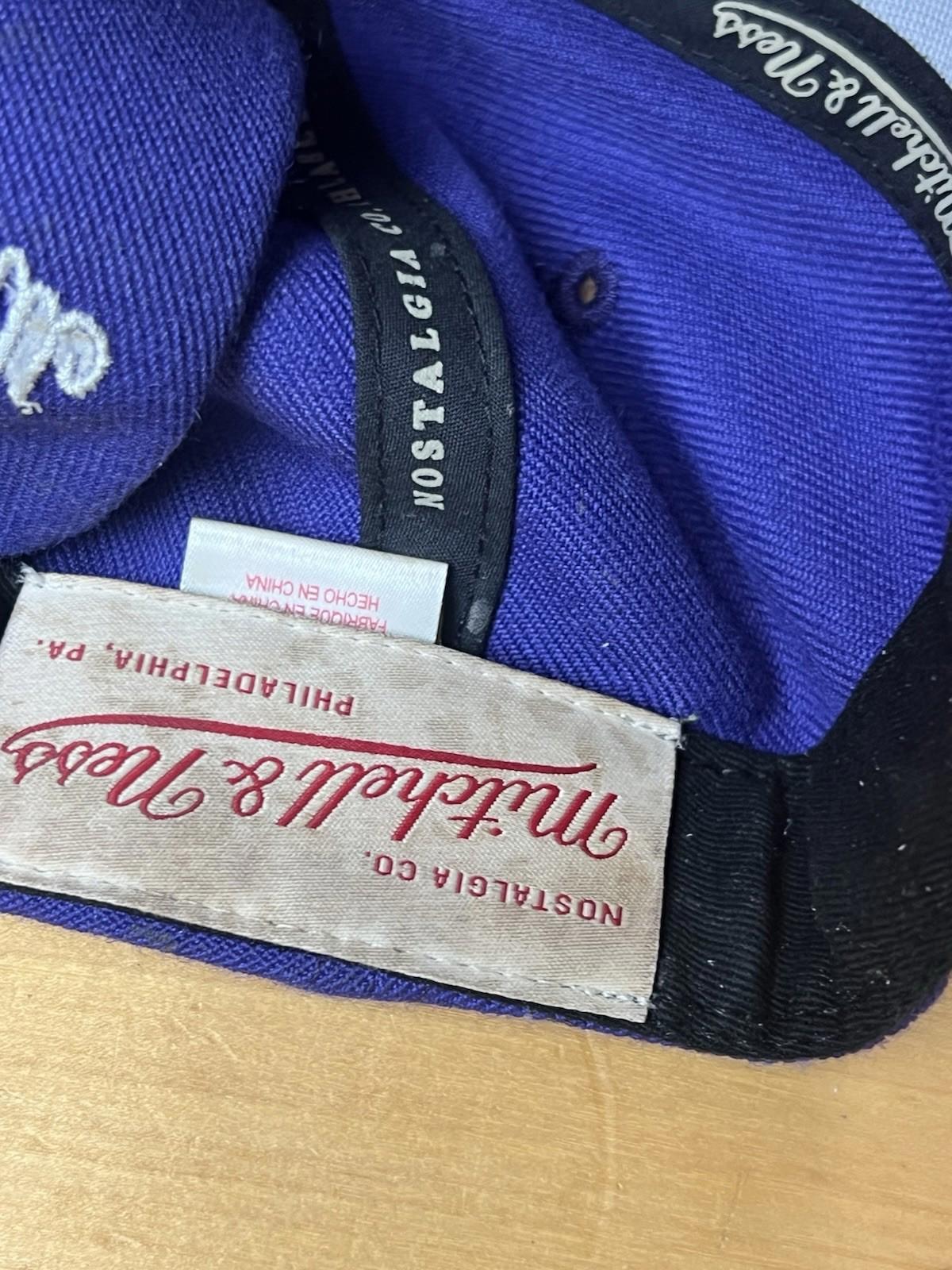 Toronto Raptors Mitchell Ness Purple Team Ground Snapback