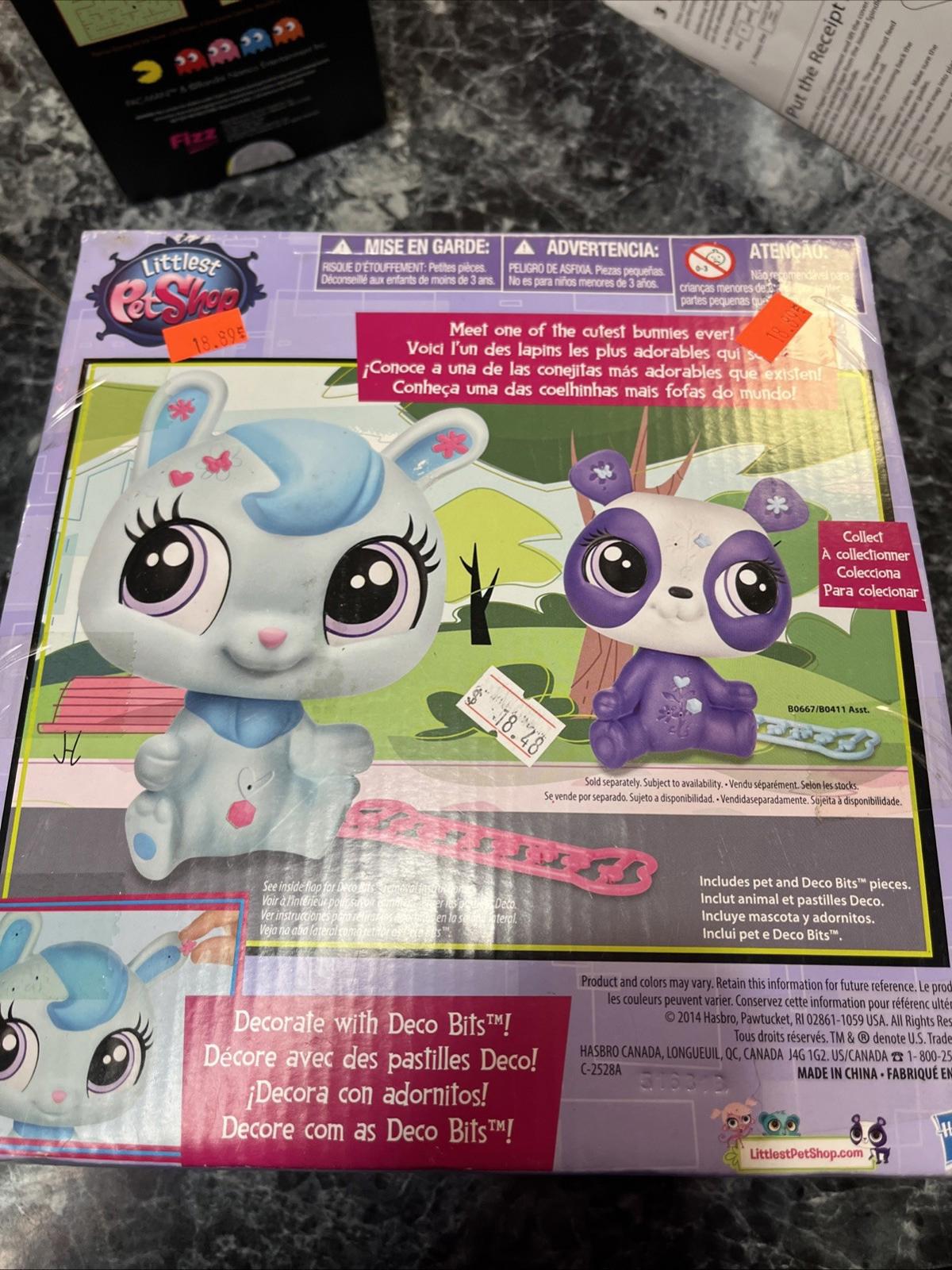 Littlest Pet Shop Decorate Your Pet Blue Bunny Plastic 8"