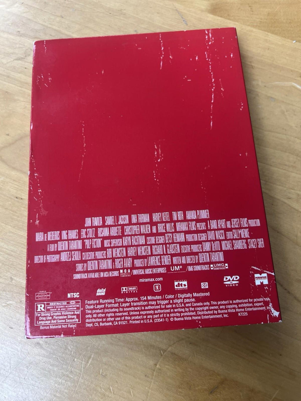 Pulp Fiction (DVD, 2002, 2-Disc Set, Collectors Edition)