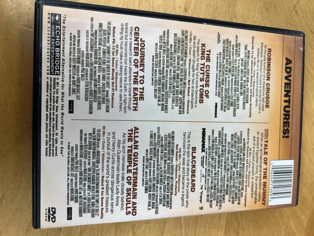 6-Movie Pack: Adventure! DVDs