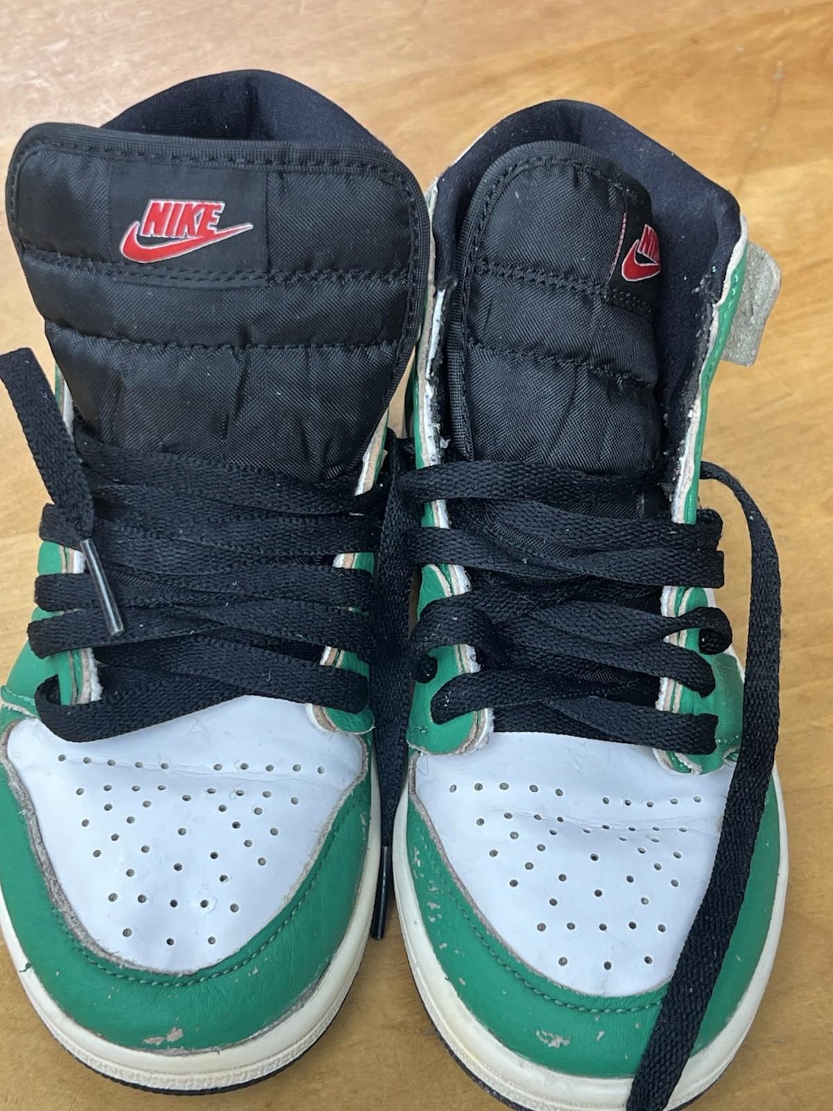 Nike Air Jordan Retro 1 High Lucky Green Size 2Y CU0449-300