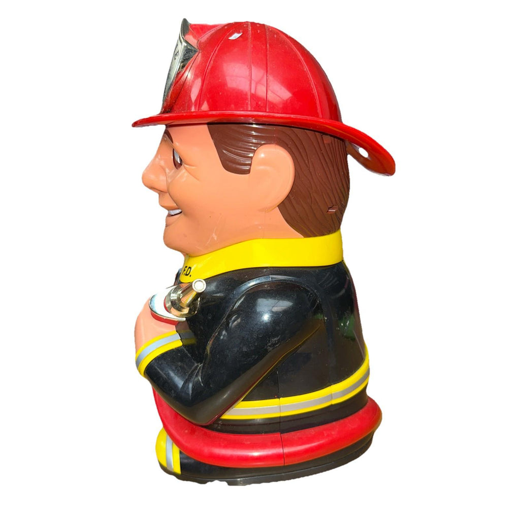 2002 Fun-Damental 11” Fireman Cookie Jar Talks