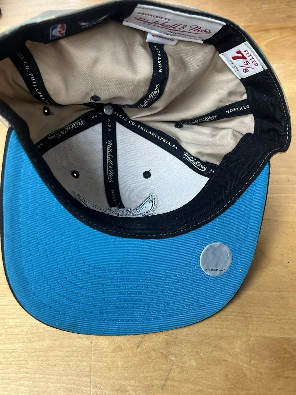 Charlotte Hornets Mitchell And Ness Camo Hat